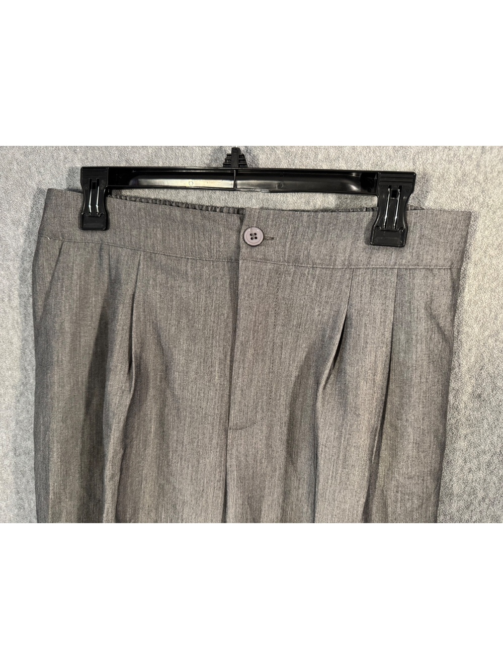 Gray Wide Leg Pull On Pants - Picture 4 of 8